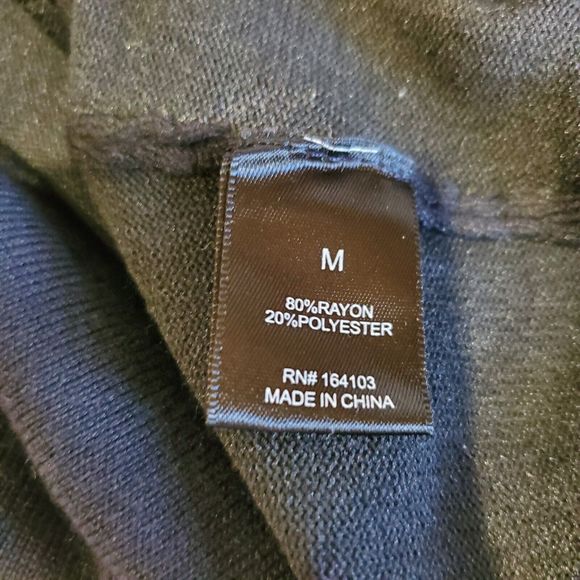 Women's Say What Black Knit Beaded Bodycon Mini Dress Long Sleeve Sz M - Picture 5 of 6